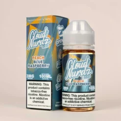 Cloud Nurdz リキッド ピーチブルーラズベリーアイス 100ml