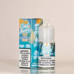 Cloud Nurdz Salts E-Liquid アメリカ製 ピーチブルーラズアイス 30mL